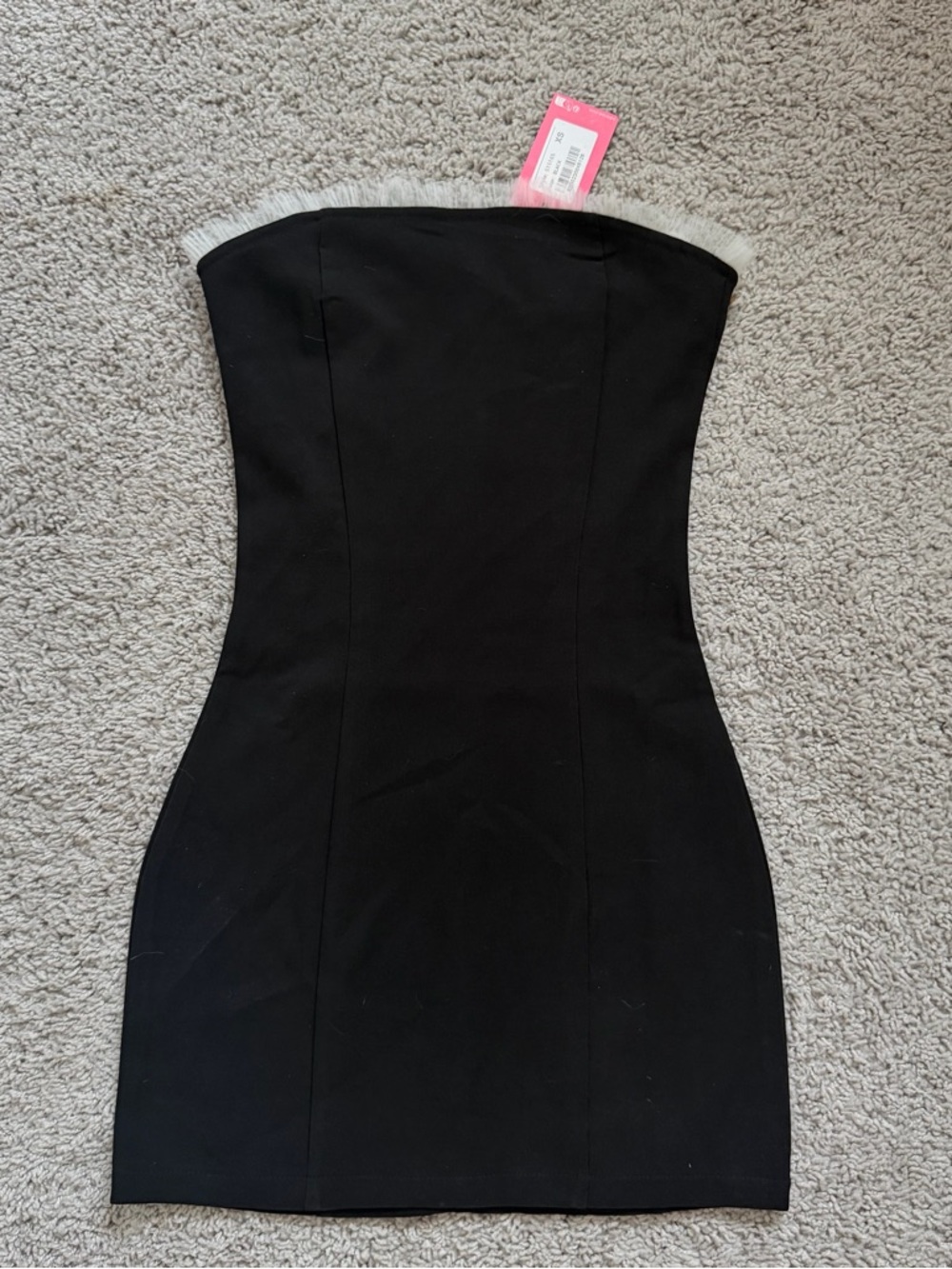 Edikted Strapless Black Dress